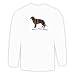 Long Sleeve T-shirt with spaniel, dog, water, dark, American, american