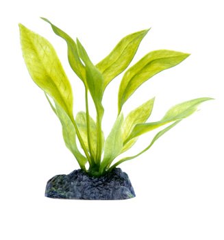7 inch Artificial Amazon Sword Plant with Heavy Weight Base