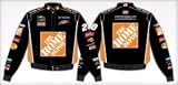 Tony Stewart /2008 Home Depot Adult Black Nascar Twill Jacket
