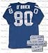 Jim O'Brien Indianapolis Colts NFL Autographed NFL Throwback Jersey with Inscription 