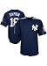 New York Yankees Johnny Damon Laser Button Front Player Name Jersey, Size= X-Large