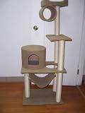 Pet Supplies : NEPTUNE 57' Cat Tree Condo House Scratcher Pet Furniture bed-04