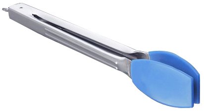 Amco Silicone Tongs, Blue