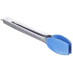 Amco Silicone Tongs, Blue by Amco