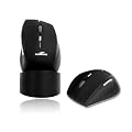 Bluestork - Souris optique sans fil rechargeable sur socle - Noir