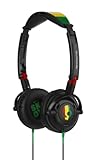 Skullcandy Lowrider Headphones with In-Line Mic S5LWDY-058 (Rasta)