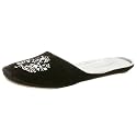 Daniel Green Women's Savanna Velvet Scuff Slipper,Black,6 M