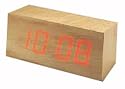Led Wood Clock