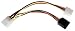 Electronics : Tripp Lite P945-06I Serial ATA (SATA) Power Adapter/Ext Cable - 4pin/4pin & 15pin SATA - 6in