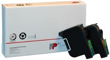 2 Sets FP PostBase Compatible High Capacity Fluorescent Red Ink Cartridge Set, Approximately 22,000 Imprints for ALL FP PIC20, 30, 45, 65 &amp; 85 Postal Machines