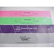 4 DYNA-BAND SET 6 Feet each Pilates Exercise Physical Therapy Bands Pink Light Green Medium Purple Heavy Silver Extra Heavy Resistance