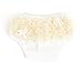 Ema Jane Ruffled Woven Baby Diaper Bloomer Covers (Choose From Many Colors or Styles) (3 months to 18 months, Cream)