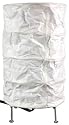 Great Simple Bedside Lamp - 10" Koshi Cyl. Japanese Paper Lantern - White
