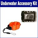 Pentax Optio RZ10 Digital Camera Underwater Accessory Kit Includes: Waterproof Camera Case and a Floating Foam Strap