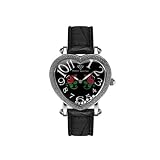 Floating Diamonds Watch, Aqua Master Womens Heart Watch 0.30 ctw