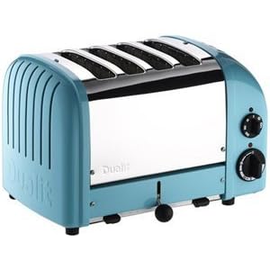 Dualit New Generation 4 Slice Azure Blue Toaster