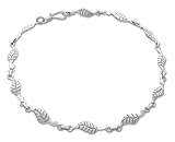 Anklet, 'Mint Leaves' 10 L