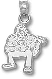 Purdue Boilermakers Solid Sterling Silver Pete 3/4'' Pendant
