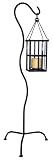 PTC Home & Garden Lantern Stand, Black