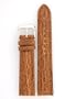 Watchband Genuine Crocodile 22mm Honey Brown