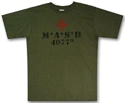 MASH 4077th M*A*S*H T-shirt Vintage Green