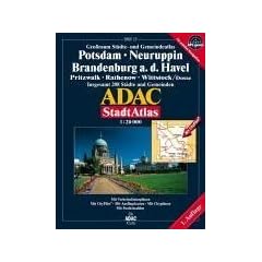 ADAC Stadtatlas Potsdam, Neuruppin, Brandenburg a.d. Havel