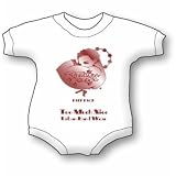 Paradise Garage- Large Burgundy Baby Ultrasoft Onesie