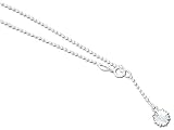 Solid Sterling Silver Sun Anklet 9 chain