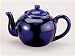 HIC 71/372-6C Cobalt Porcelain Teapot w/ Infuser - 32 ounce