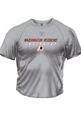 Washington Redskins T-Shirt: Reebok NFL Grey Firefly T-Shirt - Medium