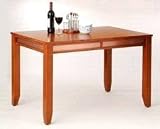Home Styles 5120-31 Manhattan Dining Table In Cottage Oak With Copper Finish Apron