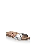 Pepe Jeans Sandalias planas Bio Stars (Plata)