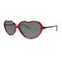 Fun and Funky Crystal Red "Lolita" Heart Shaped Party Sunglasses