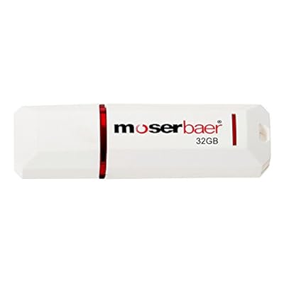 Moserbaer Knight 32Gb Pendrive Red And White