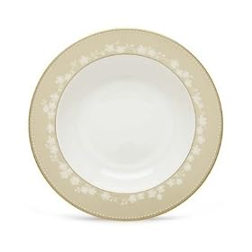 Lenox Bellina Gold Pasta Bowl Rim Soup by Lenox