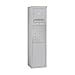 Salsbury Industries 3910S-01AFU Salisbury Industries 4C Free Standing Horizontal Mailbox, Front Loading, Single Column, 1 MB3 Door, 1 PL5, USPS Access, Aluminum