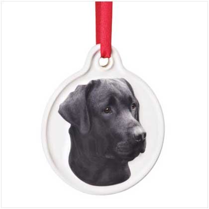 Best Friend Black Labrador Ornament - Style 37229
