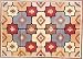 ShalinCraft Handmade-Rugs Cotton Dhurrie Multicolored Asian-Influence Indian-Style