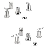 Grohe 24016EN0 Brushed Nickel Atrio Atrio Bidet Faucet Widespread Less Handles 24 016