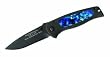 Smith & Wesson SW2001BBP Swat Baby with Insert Knife, Black and Blue Pearl