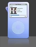 Leader (Blue) Apple Ipod 30Gb G5 Video (Color Fade Resistant) Silicone Skin Case + 12V Car Charger - By PCMicroStore