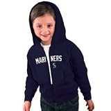 Seattle Mariners Toddler Zip Hood by Soft as a Grape - Navy 2T