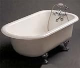 Original Antique Leg Tub - Brass Legs