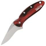 Kershaw Ken Onion Black & Red Chive Pocket Knife with Speed Safe by Kershaw