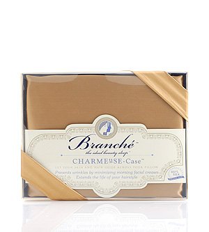 Gold Charmeuse 100% Silk Pillow Case by Branche