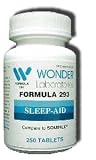  : SLEEP-AID Formula 293 Nighttime Sleep Aid, Helps Reduce Difficulty Falling Asleep Compare to Sominex® - 250 Tablets #2932