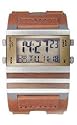 Fossil Men's Digital Brown Leather Watch #JR9748