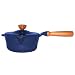 Lafont 2-Quart Saucepan with Wood Handle, Blue