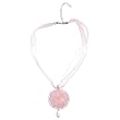 FOJO's Carved Rose Quartz Flower Necklace