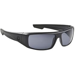 Spy Logan Sunglasses - Spy Optic Steady Series Polarized Fashion Eyewear - Matte Black/Grey